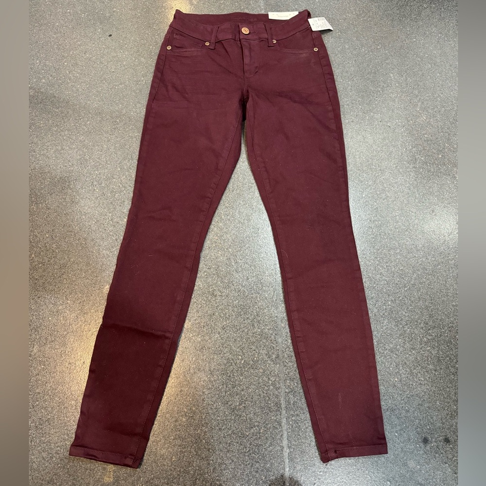 Maurices Deep Burgundy Women Jeggings